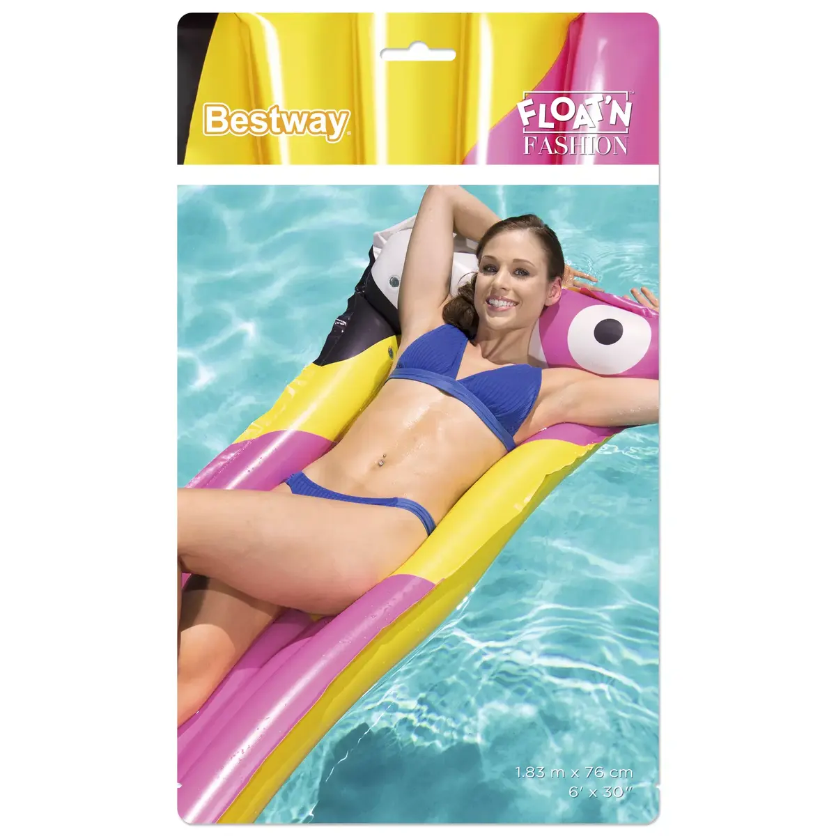 Плавательный матрас Bestway Inflatable Airbed DeLuxe Comfort Flowered Photo 9