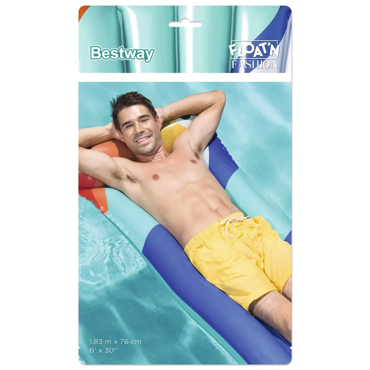 Плавательный матрас Bestway Inflatable Airbed DeLuxe Comfort Flowered Photo 10