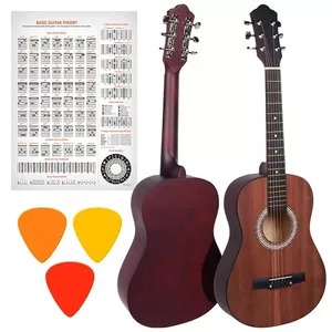 NN AG 34 1/2 Acoustic Guitar, 1/2 Size, Matte Finish
