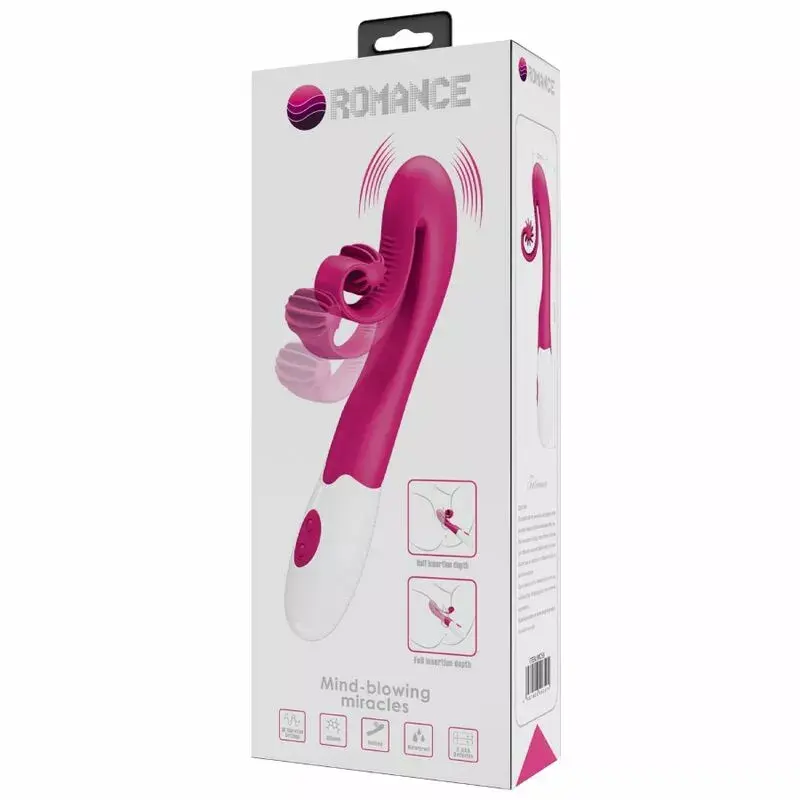 Силиконовый вибратор ROMANCE 30 скоростей розовый Photo 9