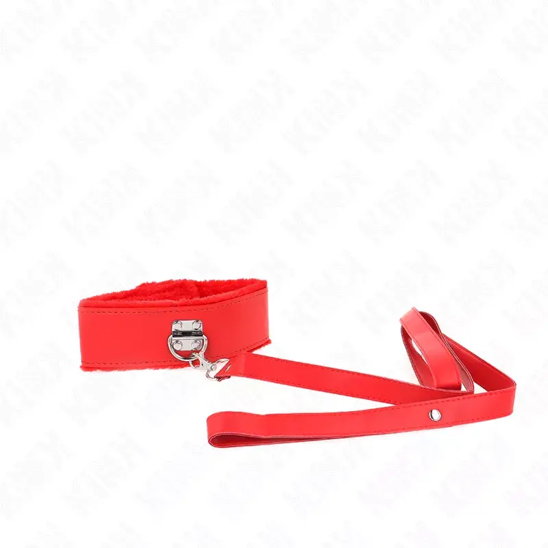 Necklace with Leash KINK Model 4 Red 40–48 cm Photo 2