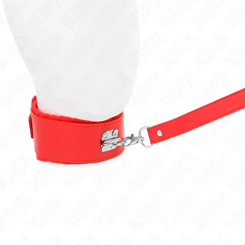 Necklace with Leash KINK Model 4 Red 40–48 cm Photo 3