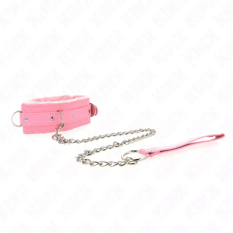 KINK Collar with Leash Pink 36-42 cm Photo 2