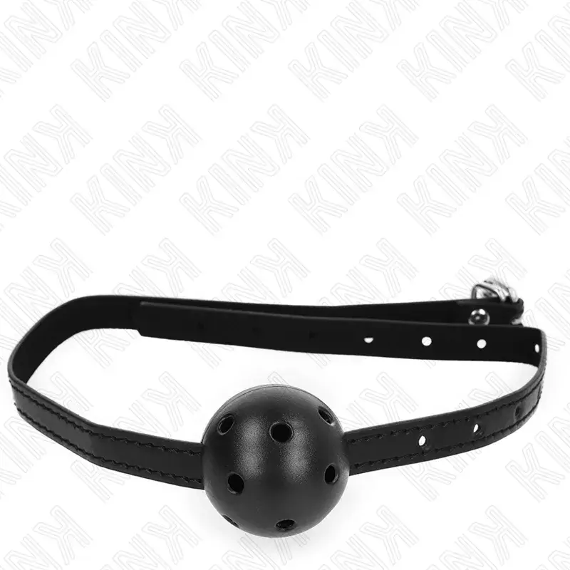 Кляп KINK SIMPLICITY BLACK 4,5 см дышащий Photo 3