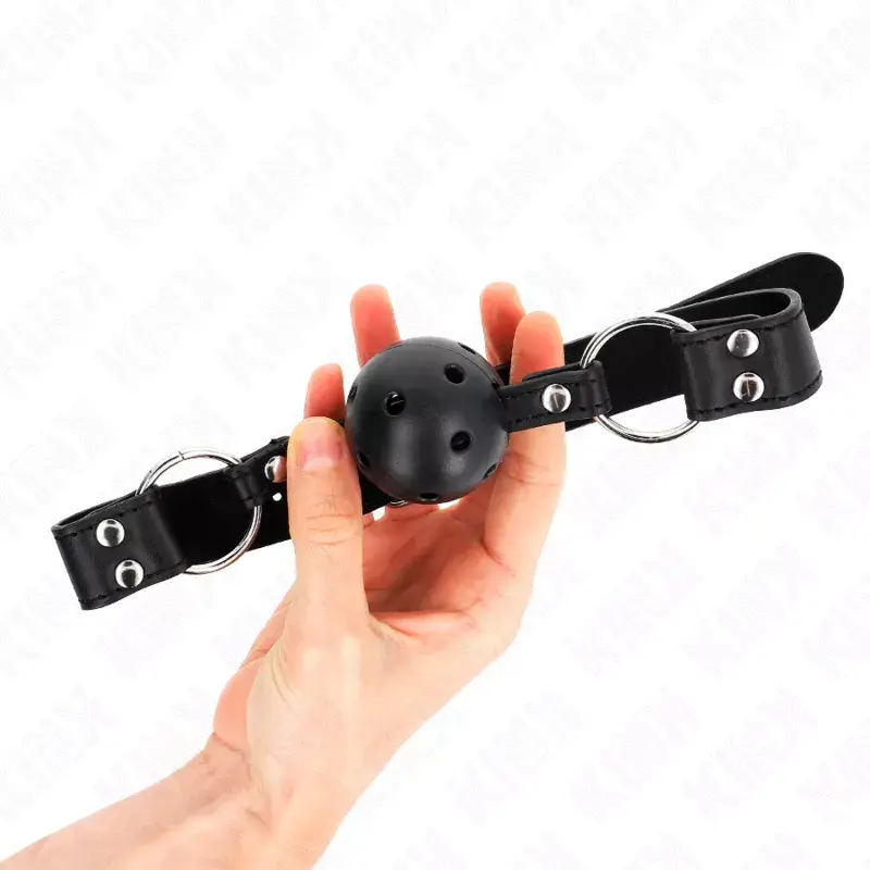 Кляп-шар KINK Breathable 4 см, регулируемый 42–58 см Photo 2