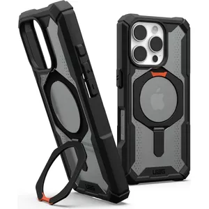 Чехол‑крышка URBAN ARMOR Plasma XTE для iPhone 16 Pro — 16 см (6,3"), чёрно‑оранжевый, с подставкой