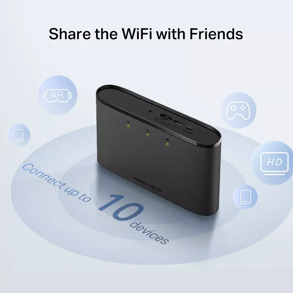 Mobilais tīkla maršrutētājs Mercusys 4G LTE Mobile Wi-Fi Photo 7