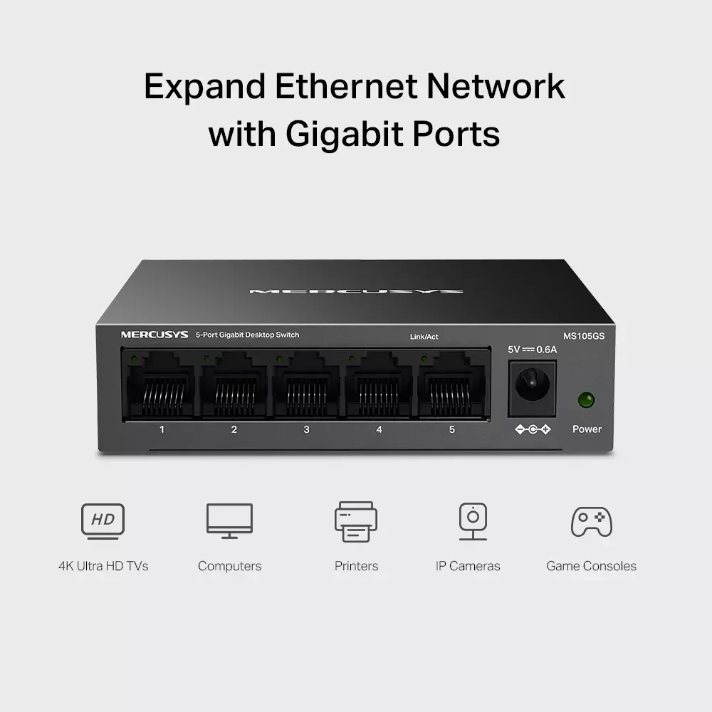 Unmanaged Switch Mercusys MS105GS Photo 5