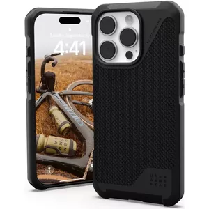 Чехол для телефона Urban Armor Gear Metropolis LT Cover для iPhone 16 Pro, подходит для экрана до 16 см (6,3"), чёрный