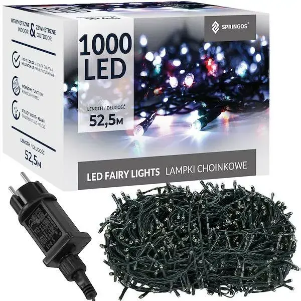 String lights Springos CL4094 1000 LED 50 m Photo 4