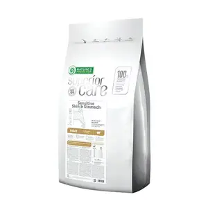 Сухой корм для собак nature’s protection Superior Care Skin & Stomach Adult Small Lamb 10 кг — для взрослых мелких пород