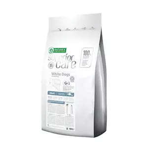 Сухой корм для собак nature’s protection Superior Care White Dogs беззерновой для взрослых мелких пород 10 кг — рыба, 24% белка, 13% жира