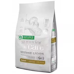 Сухой корм для собак nature’s protection Superior Care White Dogs Grain Free Small Lamb 10 кг, беззерновой, для взрослых мелких пород