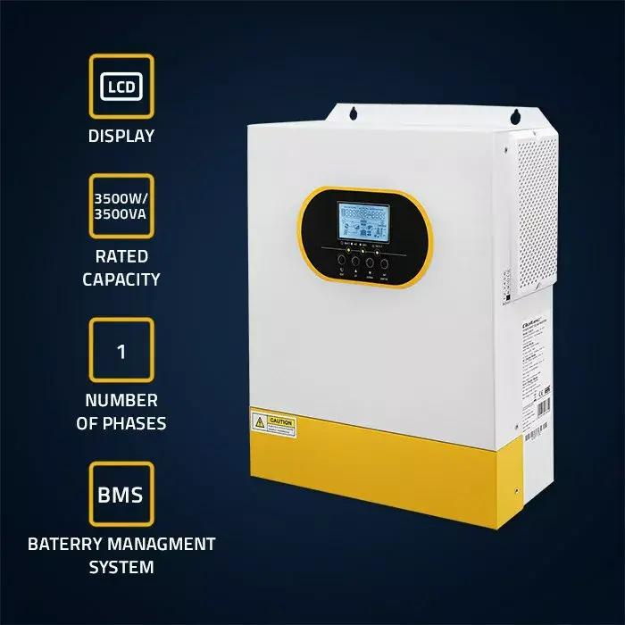 Гибридный автономный инвертор QOLTEC 3.5kVA Photo 2