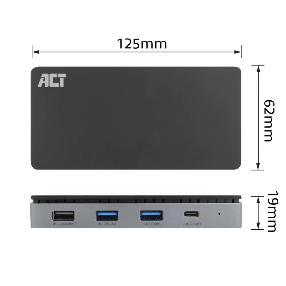 Док-станция ACT AC7093 USB-C 4K MST Photo 7