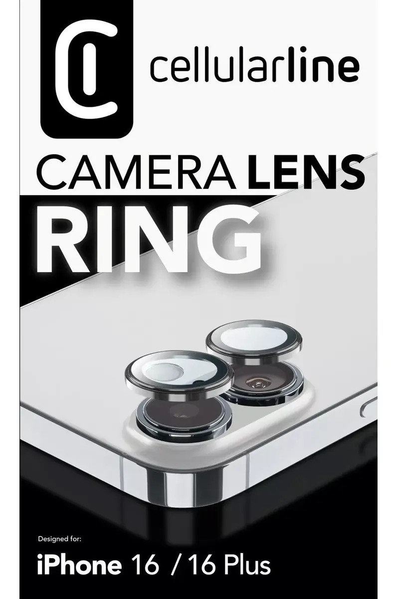 Camera Lens Ring Cellularline iPhone 16 16 Plus Photo 4