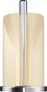 Kitchen roll holder Wesco 112774 Almond – countertop paper towel dispenser, metal construction