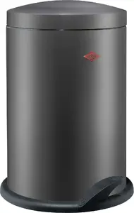 Trash can Wesco Alpha 13 L Graphite - pedal-operated steel waste bin