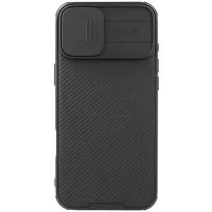 Protective phone case Nillkin CamShield Pro for iPhone 16 Plus, black, sliding camera cover
