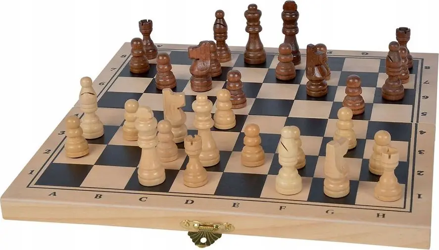 Wooden Chess Set SIMBA GAME WOODEN CHESS 606108014026 Photo 2