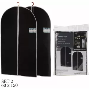 Apģērbu pārsegi Storage Solutions 529000620 — 150 x 60 cm, komplekts 2 aizsargpārsegi