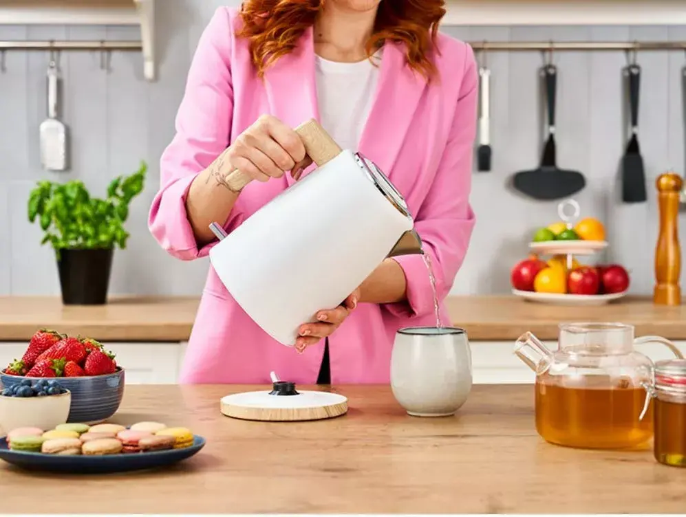 Elektriskā tējkanna LAFE 1.7L 2200W Scandi PRO Photo 2