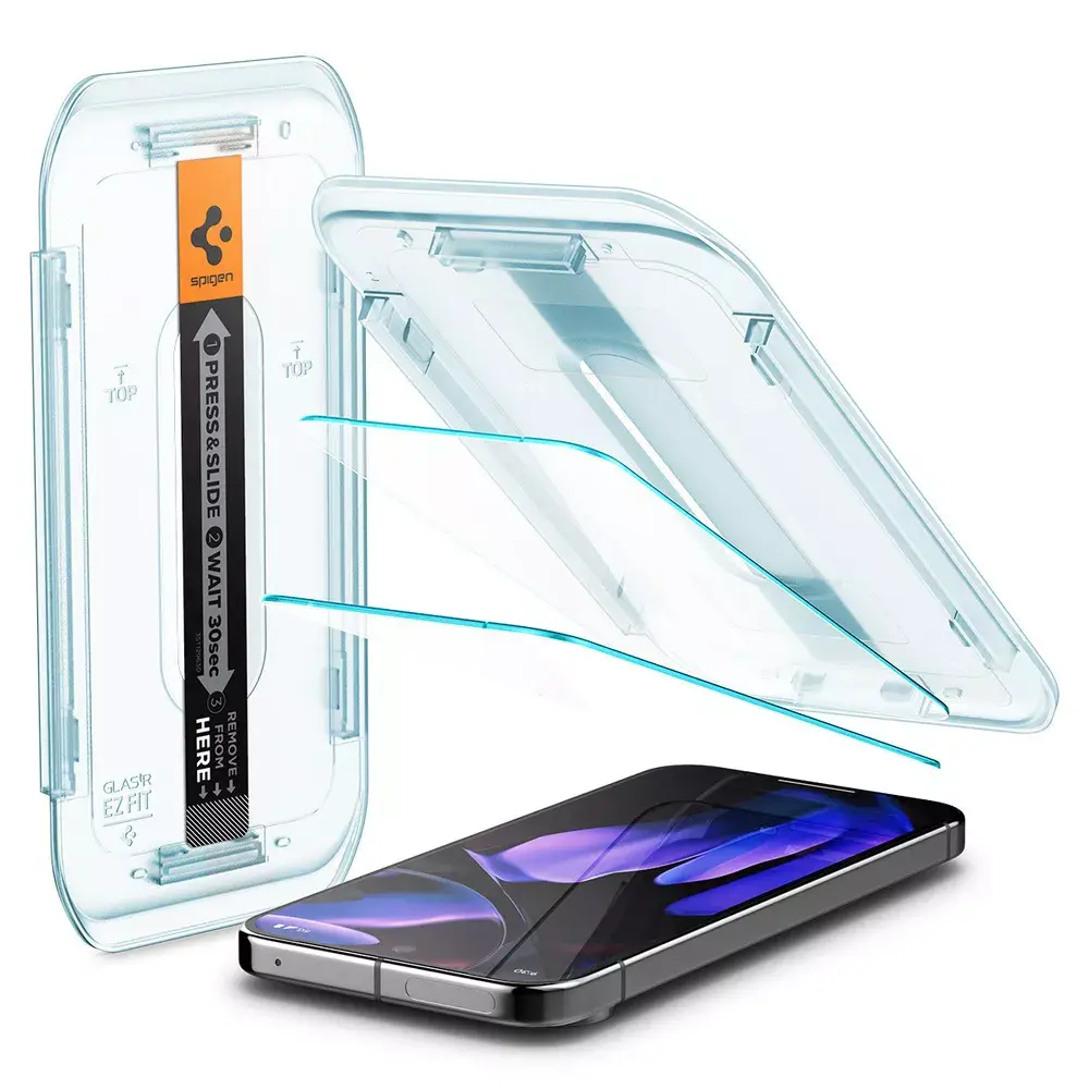 Spigen EZ Fit GLAS.tR Slim priekš Google Pixel 9 Pro XL Photo 2