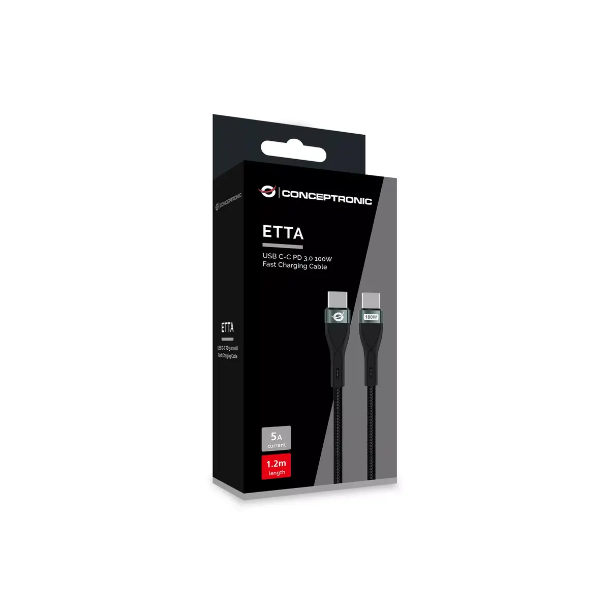 Кабель USB C-C PD 3.0 ETTA01B12 Photo 4