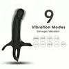 Penis Attachment ARMONY DILDO WITH RING & VIBRATOR BLACK D-241563 Photo 6