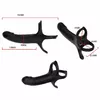 Penis Attachment ARMONY DILDO WITH RING & VIBRATOR BLACK D-241563 Photo 8