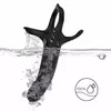 Penis Attachment ARMONY DILDO WITH RING & VIBRATOR BLACK D-241563 Photo 9