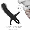 Penis Attachment ARMONY DILDO WITH RING & VIBRATOR BLACK D-241563 Photo 12