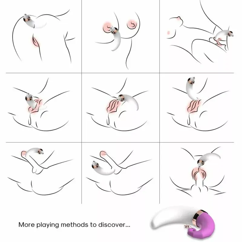 Klitorālais un G-spot stimulators ARMONY SWEETMOON PINK Waves Photo 4