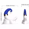 Klitorāla un G-spot stimulators ARMONY SWEETMOON Blue Photo 3