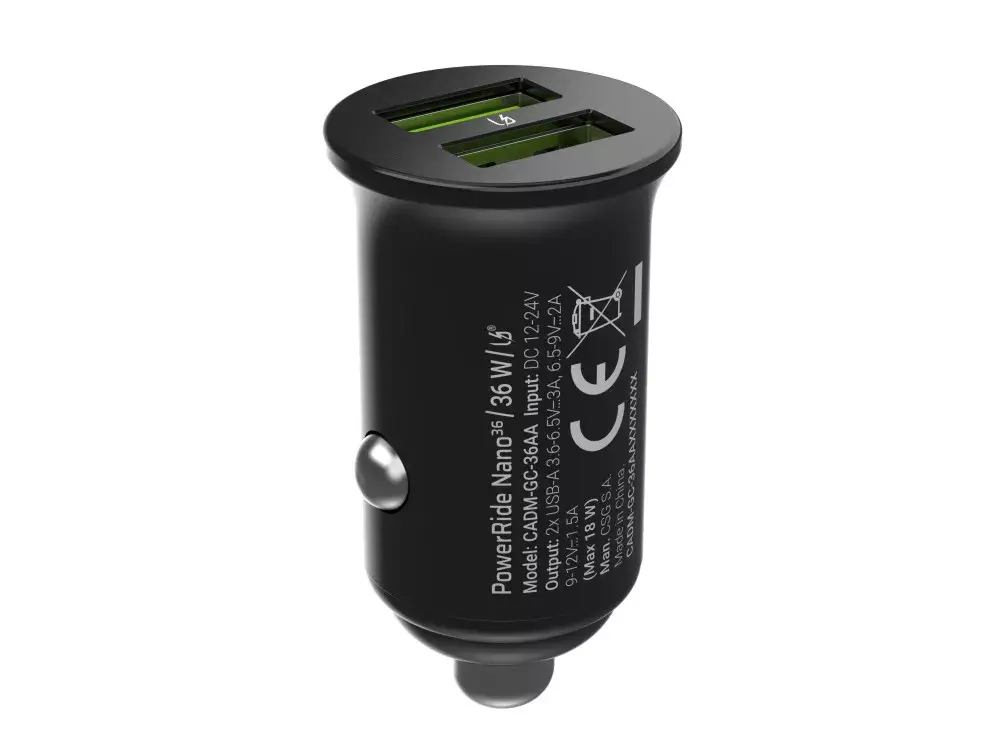 Green Cell CADM-GC-36AA 36 Вт 2x USB-A зарядное Photo 3