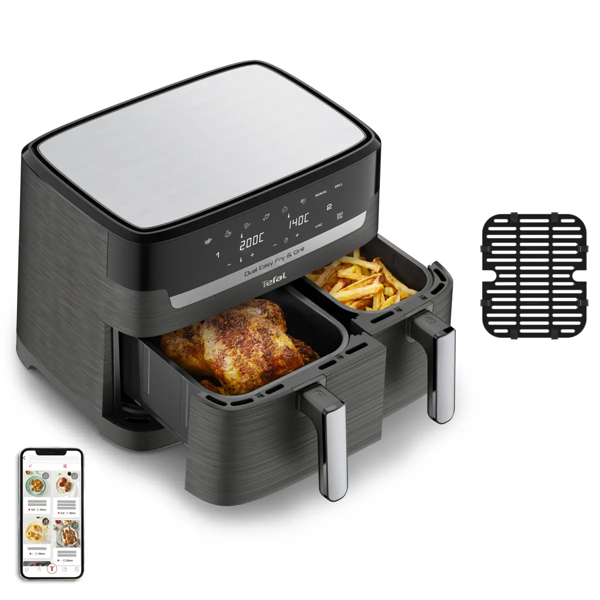 Tefal Dual Easy Fry & Grill
