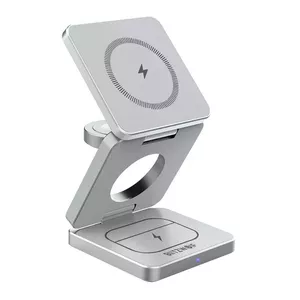 Wireless charger BlitzWolf BW-IW30 3-in-1 fast charging station for iPhone and Samsung, wireless 3-device charging