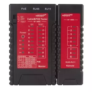 Cable tester NOYAFA NF-468S — Ethernet/network continuity and wiring checker for RJ45, RJ11, BNC