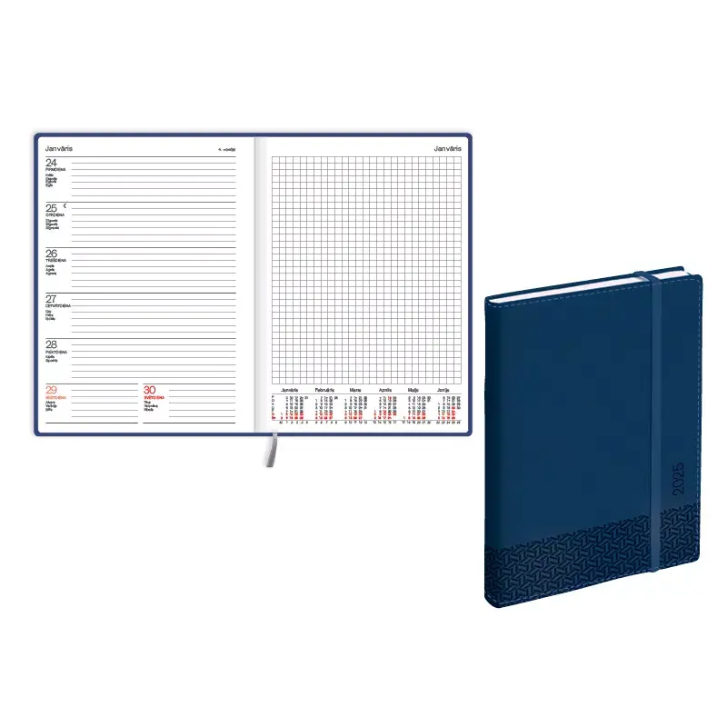 Plānotājs balta eko Planner EKO Quadro