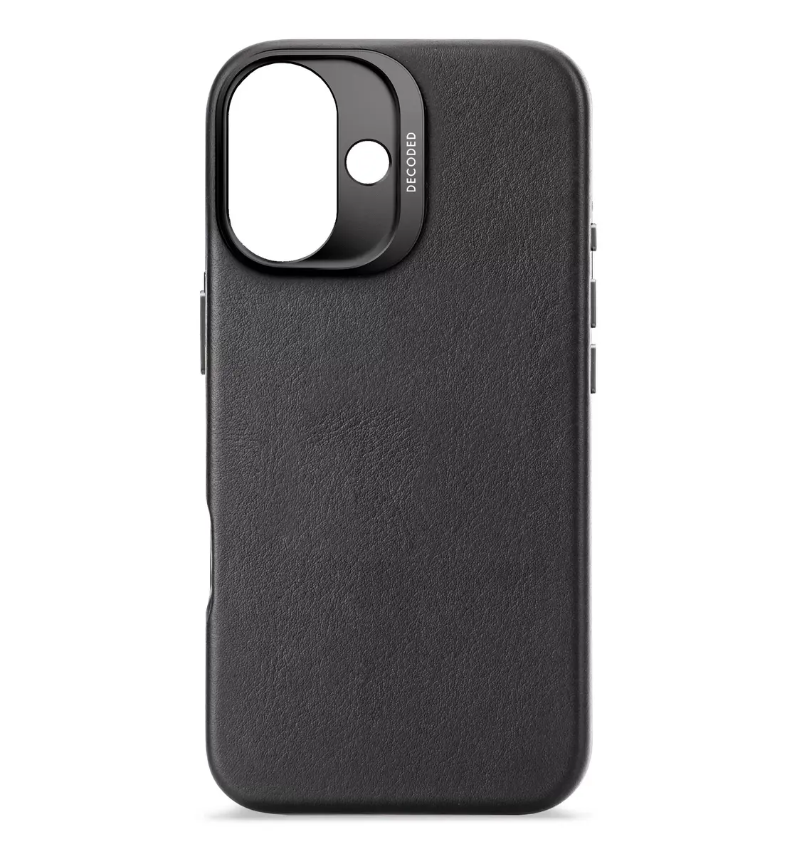 Decoded Leather Backcover for Apple iPhone 16 - Black Photo 8
