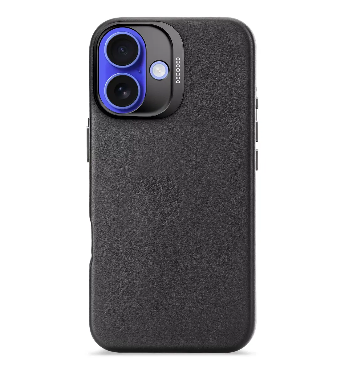 Decoded Leather Backcover for Apple iPhone 16 - Black Photo 9