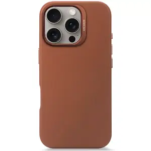 Cover Decoded Leather Case iPhone 16 Pro 6.3" Brown