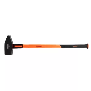 Hammer NEO tools 25-155 — fibreglass handle, length 890 mm, total weight 9.2 kg, head weight 8 g