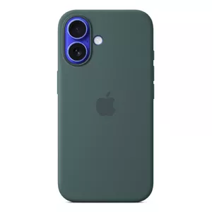 Vāks Apple iPhone 16 Silicone Case with MagSafe Lake Green