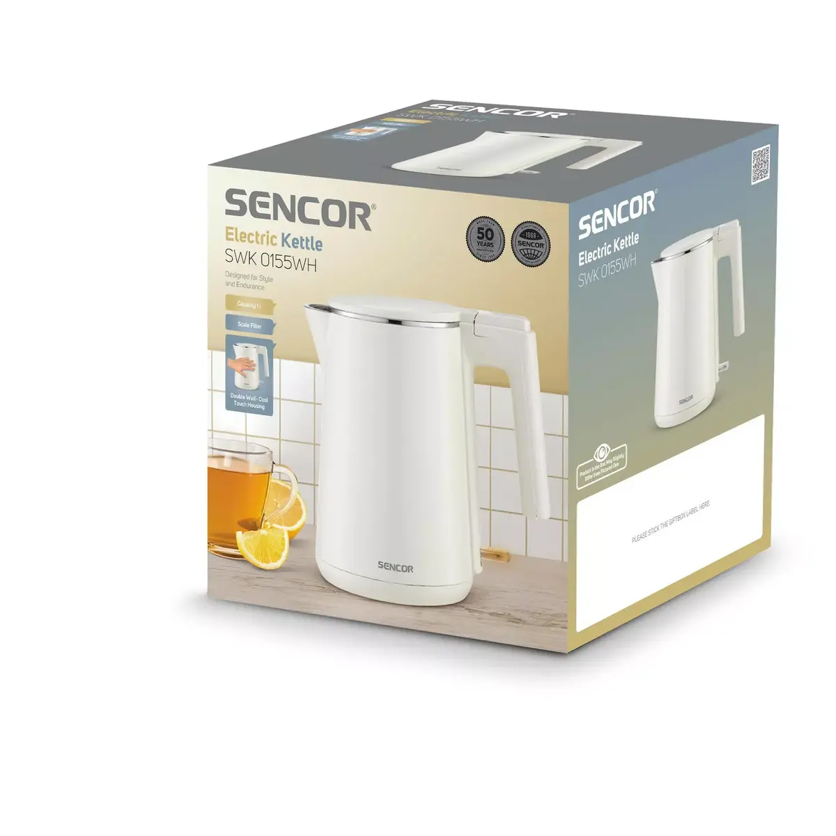 Электрический чайник SENCOR SWK0155WH 1.5 л Photo 6