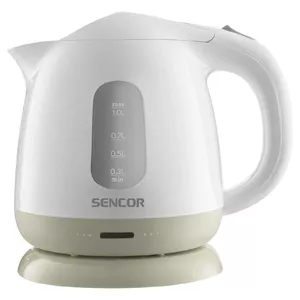 Electric kettle SENCOR SWK1103LM 1.7L 2200W Silver, water level indicator, lid lock