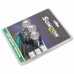 Headlamp Sonizon 9129500, 10 W LED, 500 lm output, rechargeable