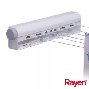 Izvelkama veļas aukla RAYEN 010030 — 22 m garums, 10 skavas