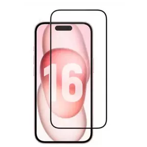 Защитное закалённое стекло Mocco MC-FG-IPH-16-BK для Apple iPhone 16 полноэкранное покрытие