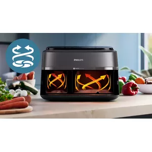 Crispy, tender and evenly cooked with Rapid Air Plus Technology